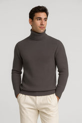 VALENTINE BROWN HIGH NECK