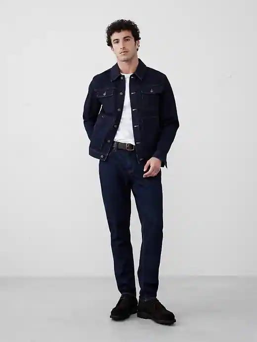 NAVY BLUE DENIM JACKET