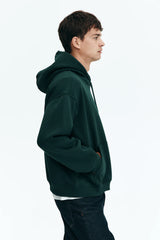 BOTTLE GREEN HOODIE